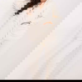 Laisvalaikio kostiumas kreminės spalvos su gobtuvu ir kišenėmis MBM