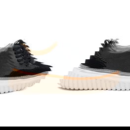 Laisvalaikio batai juodi odiniai su platforma Sergio Leone