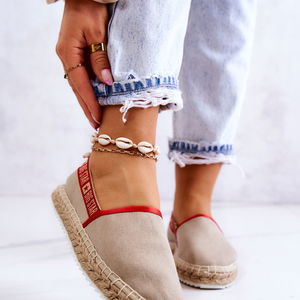 Espadrilės BIG STAR smėlio spalvos