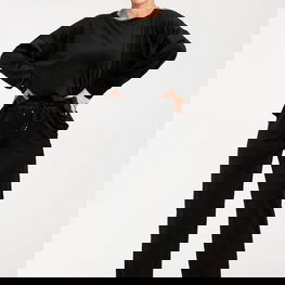 Kostiumas moteriškas juodas veliūrinis Figl