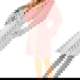 Chalatas moteriškas pudros rožinis Luna 2509