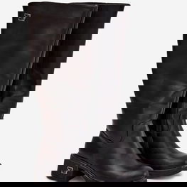 Auliniai batai moteriški juodi pašiltinti eko oda (PU) Vinceza