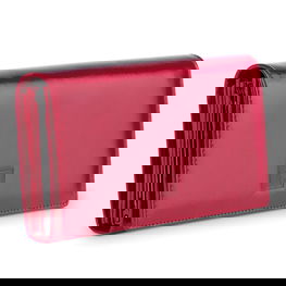 Piniginė moteriška raudona natūrali oda VerMari