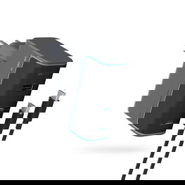 Sieninis kroviklis 100 W su USB-C laidu Cuktech, pilkas