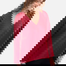 Bordo palaidinė moterims ilgomis rankovėmis