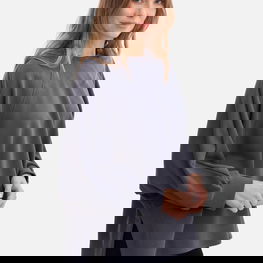 Moteriškas tamsiai pilkas džemperis