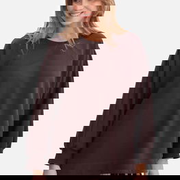 Ruda moteriška džemperis su pūstomis rankovėmis