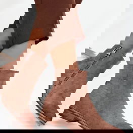 Aulinukai moterims šviesiai rudi su plokščiu kulnu Vinceza