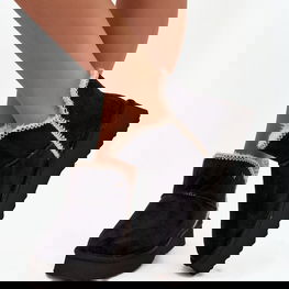 Žieminiai moteriški juodi aulinukai su platforma Wrangler