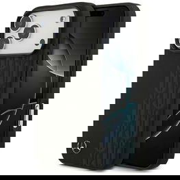 Telefono dėklas iPhone 17 Pro juodas oda su MagSafe Mercedes