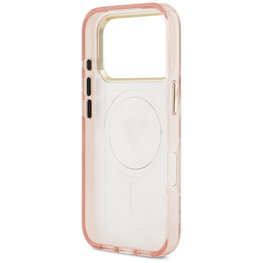 Telefono dėklas iPhone 17 Pro Max rožinis Guess