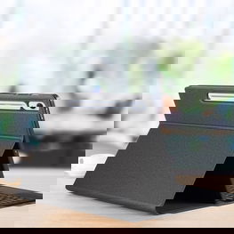 Planšetės dėklas su klaviatūra Samsung Tab S10 FE+ juodas