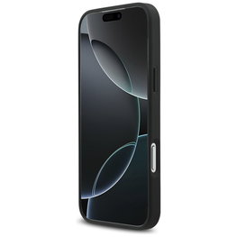 Telefono dėklas iPhone 17 Pro Max juodas odinis Mercedes