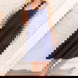 Moteriška tamsiai mėlyna naktinukė Kalimo