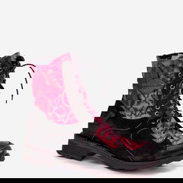 Moteriški juodi ir rožiniai auliniai batai iš natūralios odos Maciejka