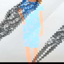 Moteriška mėlyna naktinukų suknelė Momenti Per Me