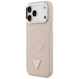 Guess Triangle Logo MagSafe case for iPhone 17 Pro - pink