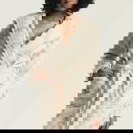 Moteriškas šviesus chalatas su gobtuvu Henderson