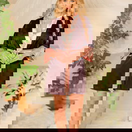 Chalatas žalias su diržu Kalimo