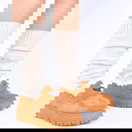 Mokasinai su platforma ir pašiltinimu Kirby – komfortui vėsiomis dienomis.