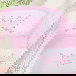 Patalynės komplektas 3 dalių rožinis Little Prince/Princess – saldžiam ir jaukiam miegui.