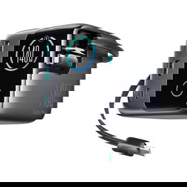 Įkroviklis GaN 140 W su 5 jungtimis ir laidais