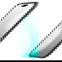 iPhone 17 Pro dėklas permatomas juodas Nillkin