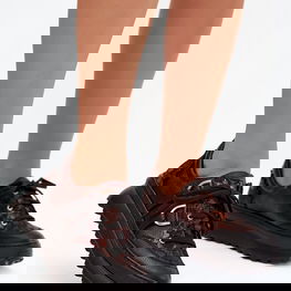 Sportiniai bateliai moteriški ant platformos rudi Maciejka