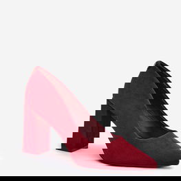 Bateliai moteriški rudi ant aukšto kulno Sergio Leone