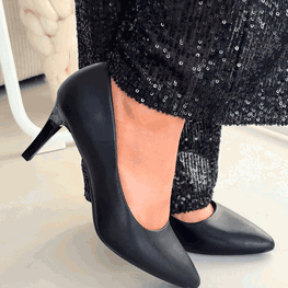 Aukštakulniai moteriški juodi Sergio Leone