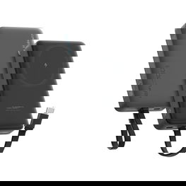 Išorinė baterija magnetinė 10000mAh juoda Cuktech