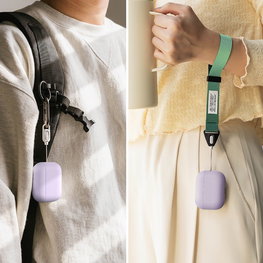 Dėklas silikoninis AirPods Pro 3 violetinis Ringke
