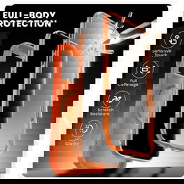 iPhone 17 Pro Max dėklas oranžinis Supcase