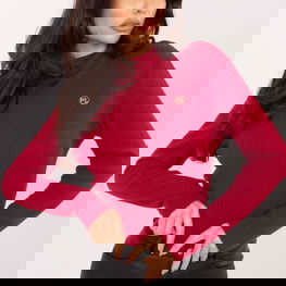 Megztinis moterims raudonas Lakerta