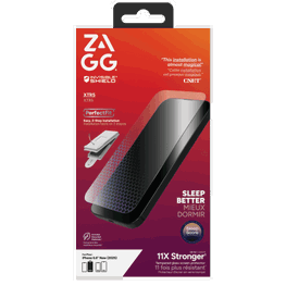 Grūdintas stiklas telefonui iPhone 15 Pro Max su mėlynos šviesos filtru ZAGG