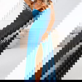 Vakarinė suknelė moterims ilga su skeltuku Numoco