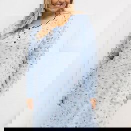 Moteriška naktinukų suknelė Plus Size Forever Pink