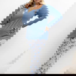 Moteriška pižama Plus Size Forever Pink