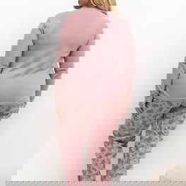 Moteriška pižama Plus Size Forever Pink