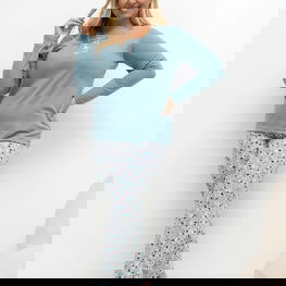 Moteriška pižama Plus Size Forever Pink