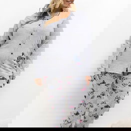 Moteriškos pižamos didesnių dydžių Forever Pink