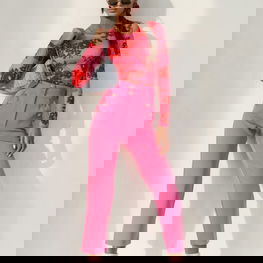 Moteriškos kelnės aukštu liemeniu LaBalancia