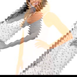 Moteriška naktinukė su petnešėlėmis Donna