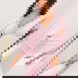 Moteriška naktinukų suknelė su nėriniais Donna