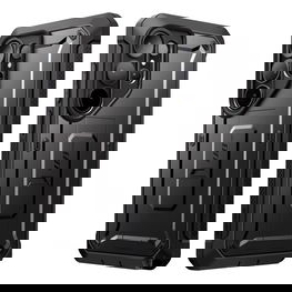 Dėklas telefonui Samsung Galaxy S26 Ultra atsparus smūgiams juodas (2 vnt.) Supcase