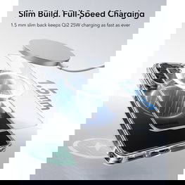 Dėklas telefonui Samsung Galaxy S26+ su atrama ir MagSafe, skaidrus ESR