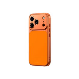 Dėklas telefonui iPhone 17 Pro pilnai dengiantis oranžinis AmazingThing