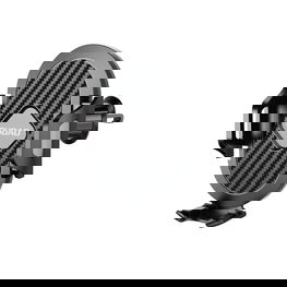 Telefono laikiklis automobiliui su spaustuku ventiliacijos angai juodas