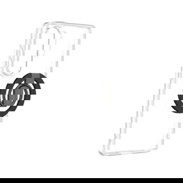 Dėklas telefonui Samsung S26 Ultra su žiediniu laikikliu permatomas