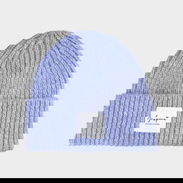 Moteriška kepurė iš sintetinės medžiagos su 10 % vilnos, mėlyna 4F